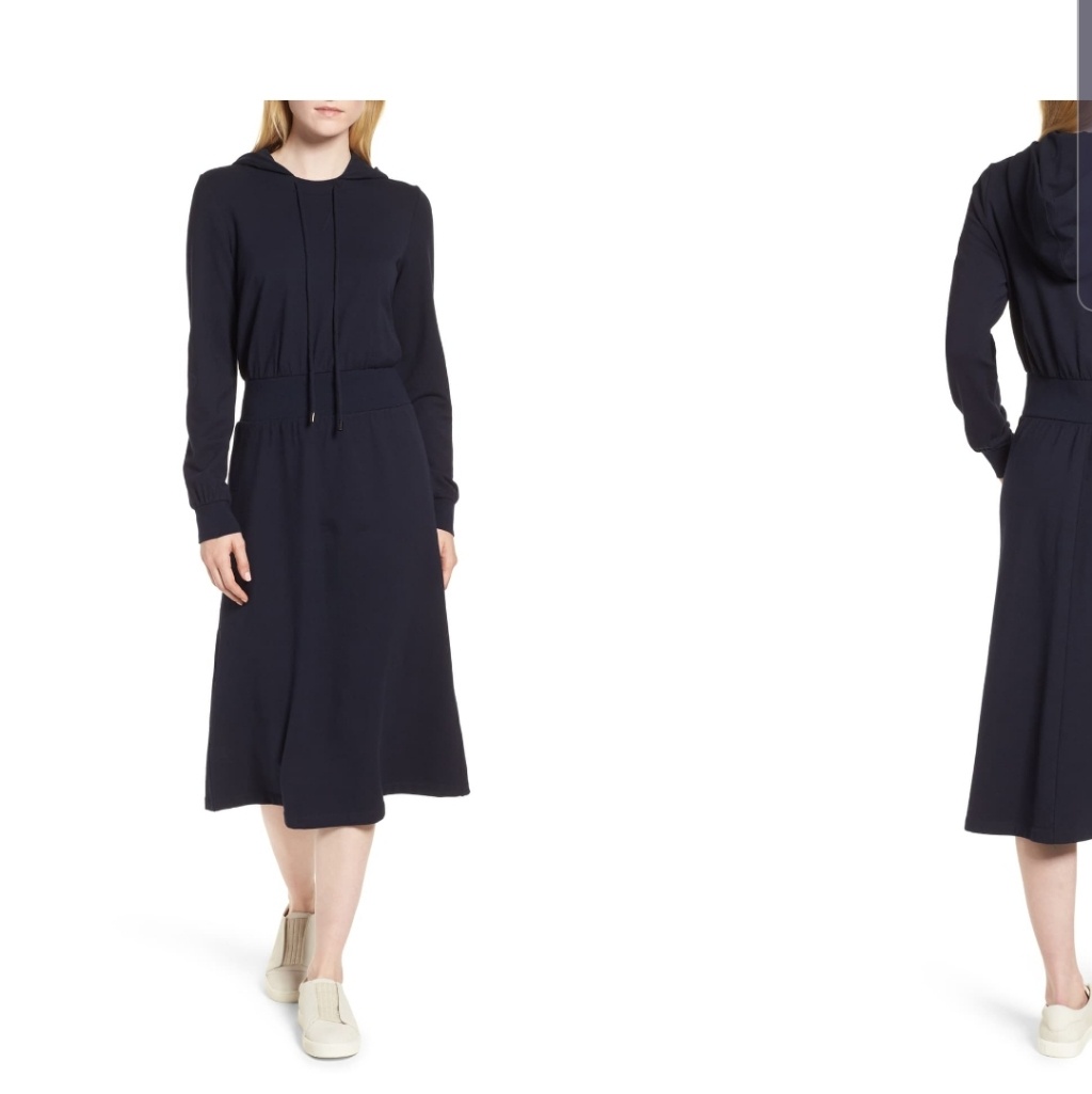 Nordstrom Signature Hooded Sweatshirt Dress